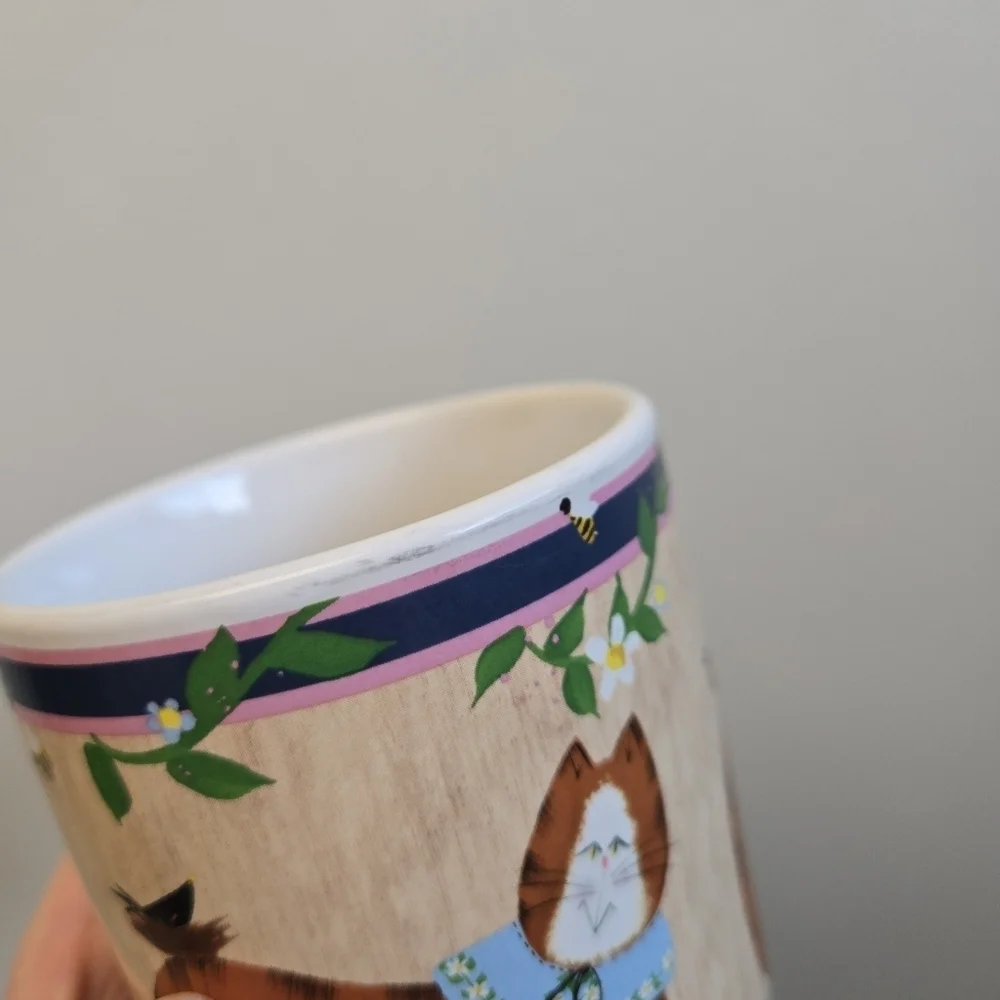 Sakura cat mug